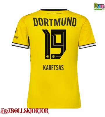 Borussia Dortmund Konstantinos Karetsas #19 Hemmatröja Dam 2026-27 Kortärmad